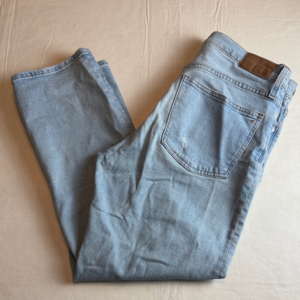 Madewell Women's Light Blue The Perfect Vintage Straight Jeans Size 29P